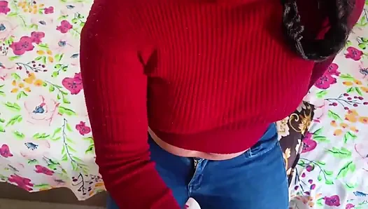 Gadis imut india dientot habis-habisan di depan keluarganya