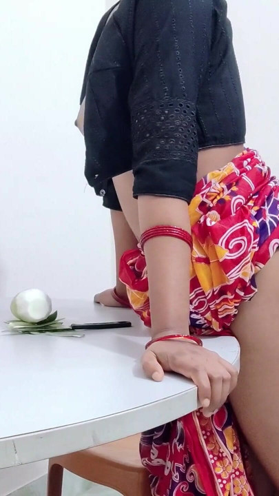 Under the table sex with My horny stepmom | Clip 1