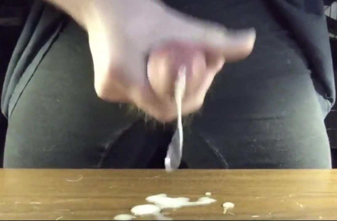 jerking out a huge load