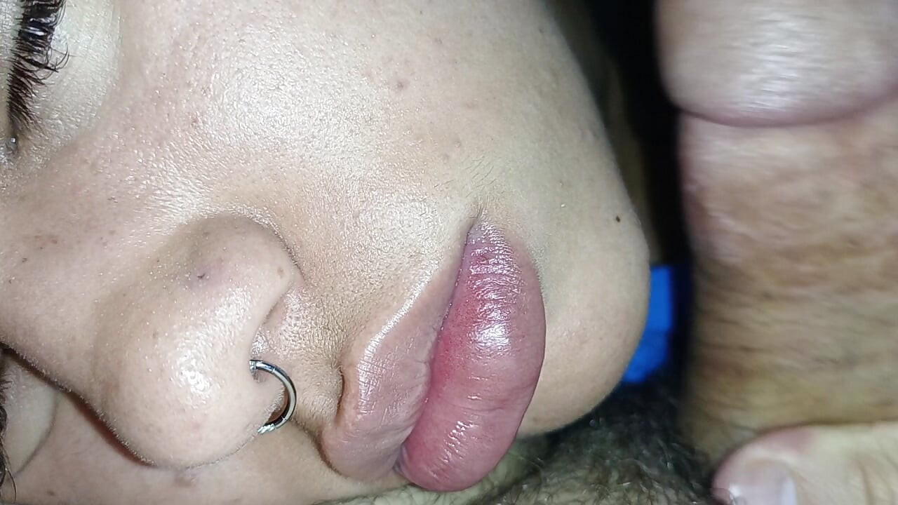 FACIAL CUMSHOT, DAMN HOW MUCH SPERM IN THAT MOUTH, SHE LOVES IT