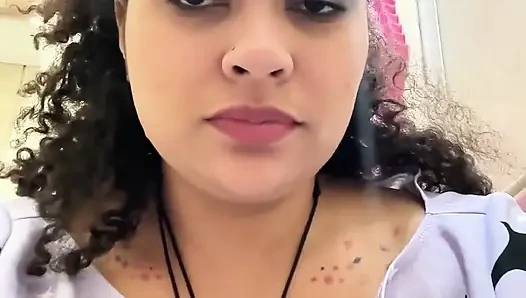 Gassy Milk-intolerant Girl on the Toilet and Farting