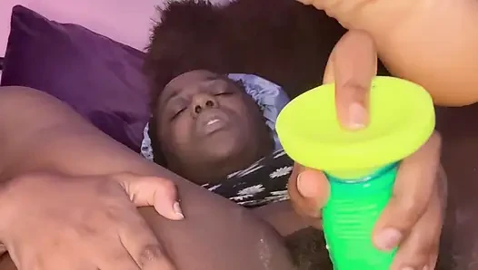 Jamaican Teen College Student Solo A Fuck Out Her Pussy Hole , Has TIGHTEST PUSSY GRIP