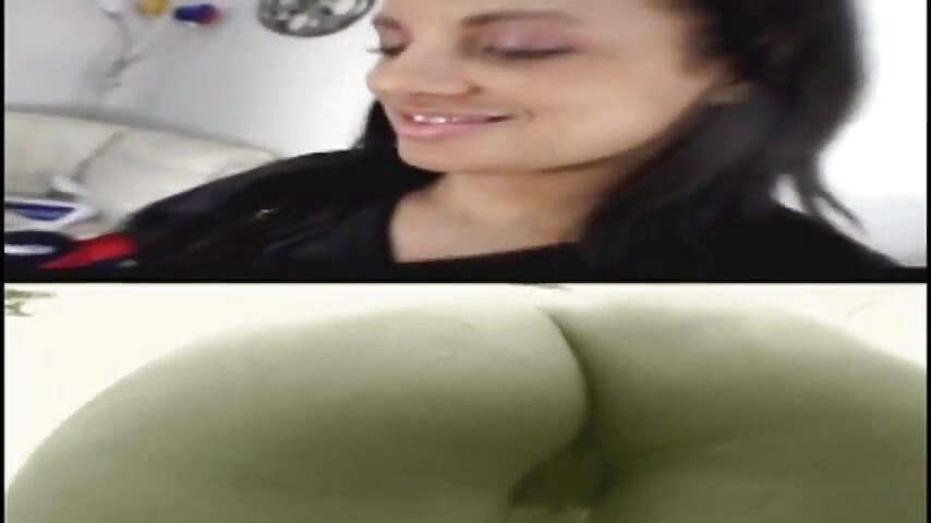 Brunette honey hampir tidak bisa muat alat pejantan hitam besar di mulutnya