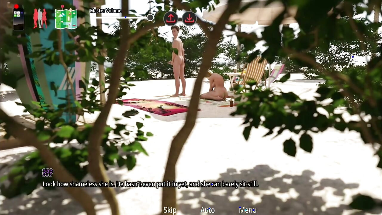 Frederick went beach with matured partner,she didn't want sex, then he hooked up another lady,and cum flooded out of condom.