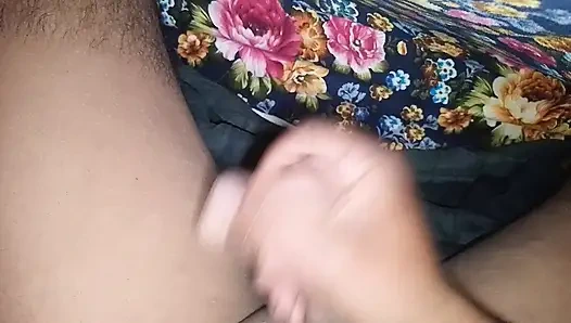 Big cock handjob in night time full hard