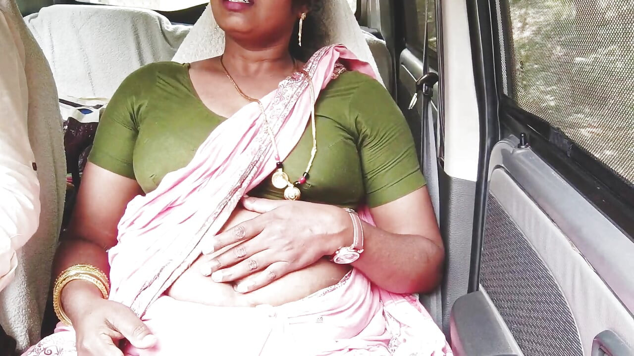 Indian Mareed Woman Car Sex Long Drive for Fucking with Boy Friend, Telugu Dirty Talks