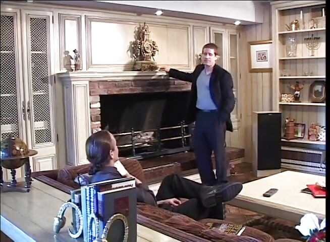 Sexy blonde big cock sucking, ass fucking in the hotel