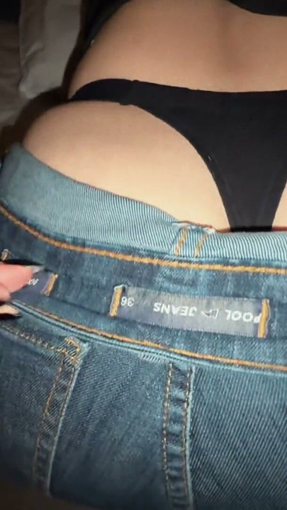 Tight Jeans - Dry Humping My Roommate’s Big Ass | Clip 1