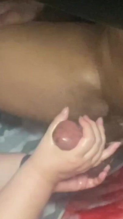 Gilf gives black cock oil massage. | Clip 1