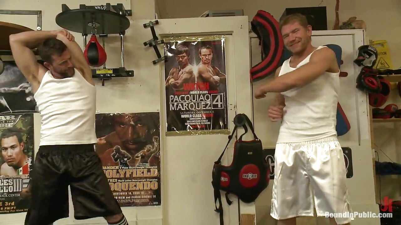 Loudmouth Muscle-head Gets Taken Down and Gang Fucked at a Boxing Gym