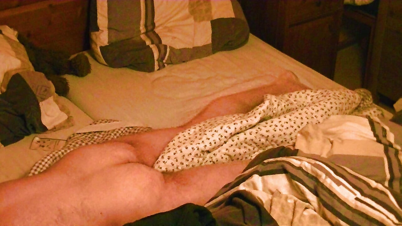 Naked Bed Hump Masturbation