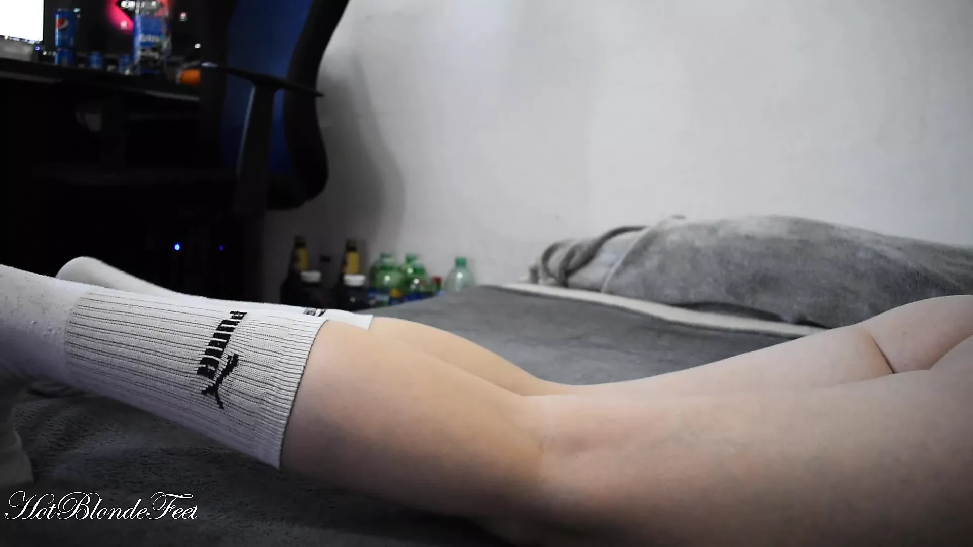 Sexy Legs In Long Socks - Miley Grey