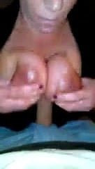 Amateur POV blowjob and tittyfuck