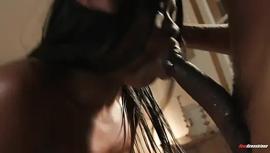 Melody Cummings tatlı sıkı deliğini dolduruyor