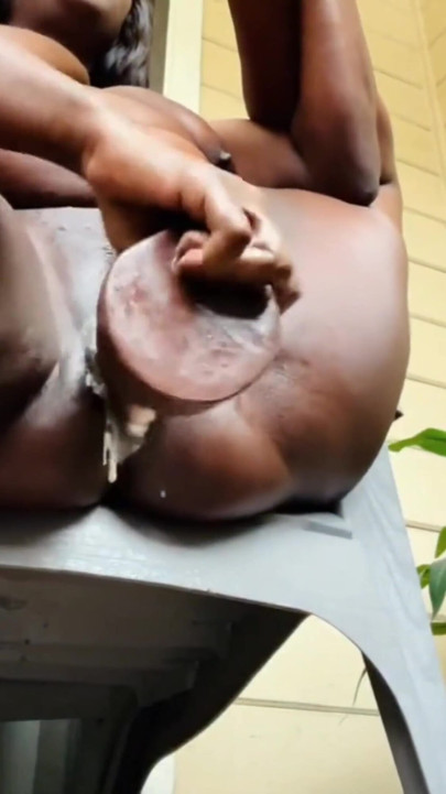 Squirting Pounding My Pussy with Monster Dildo