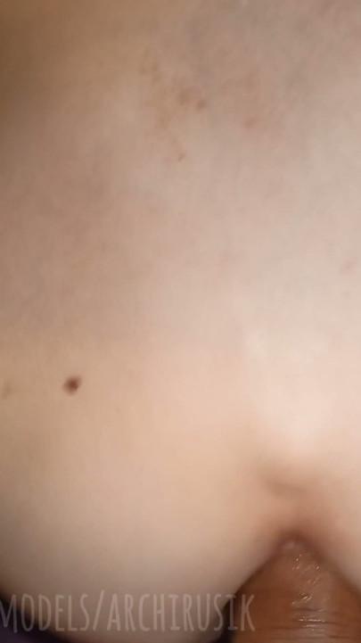 A young stepson develops his beautiful smooth hole with daddy's big dick! | Clip 1