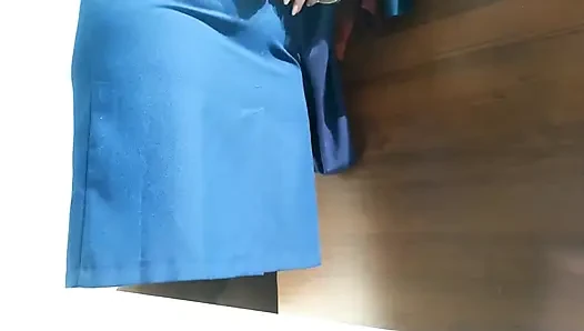 Kıvrımlı Olgun Kadın - Alışveriş Merkezi Soyunma Odası Video