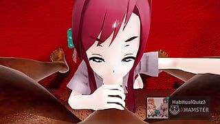 MMD R18 Sakura Baise 4k 3D hentai adore le sexe MILF gros seins 3D hentai