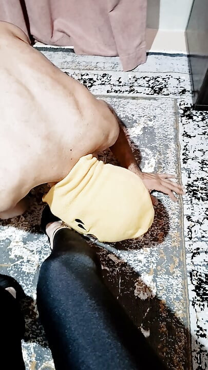 Intense Foot Domination  Broken Slave Worships My Shoes