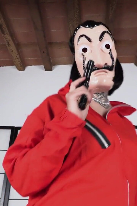 A Tattooed and Big Titted Babe Tokyo Posing Her Beautiful Looking Feet on the Couch