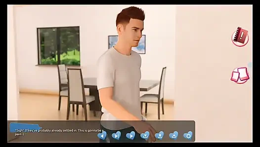 Ateşli kızlara yardım ediyor #2: Johannes giyinirken Bella'nın göğüslerini gördü