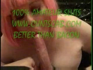 fat pink haired sucker
