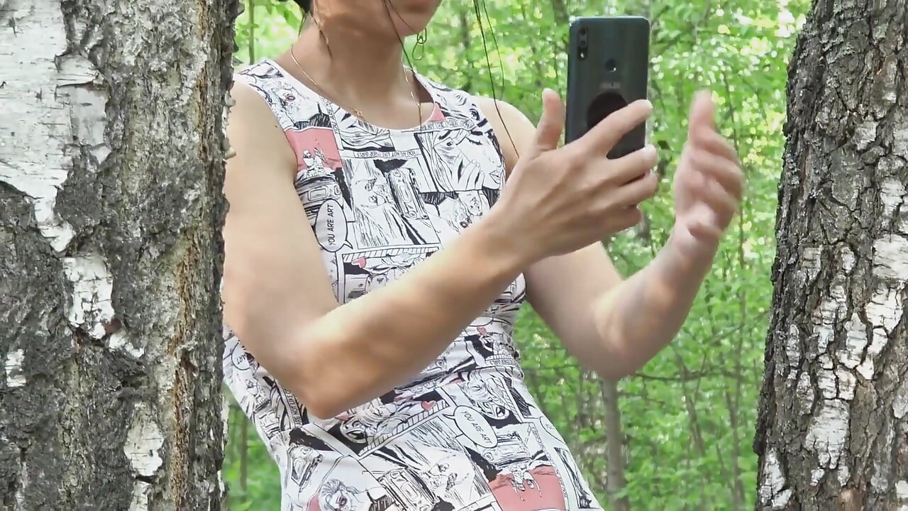 Flashing My Pussy in the Woods