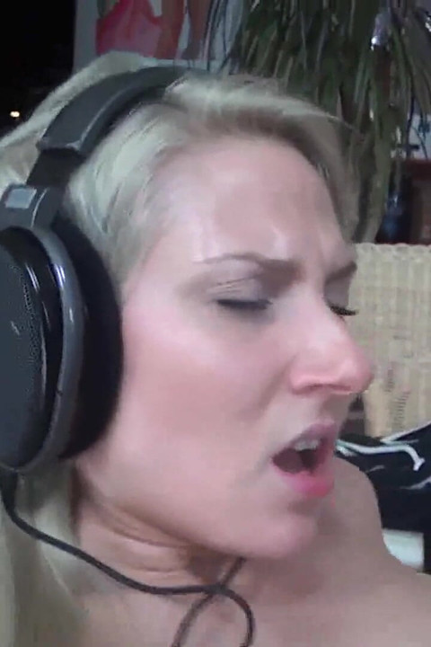 Dominant fucking with own music