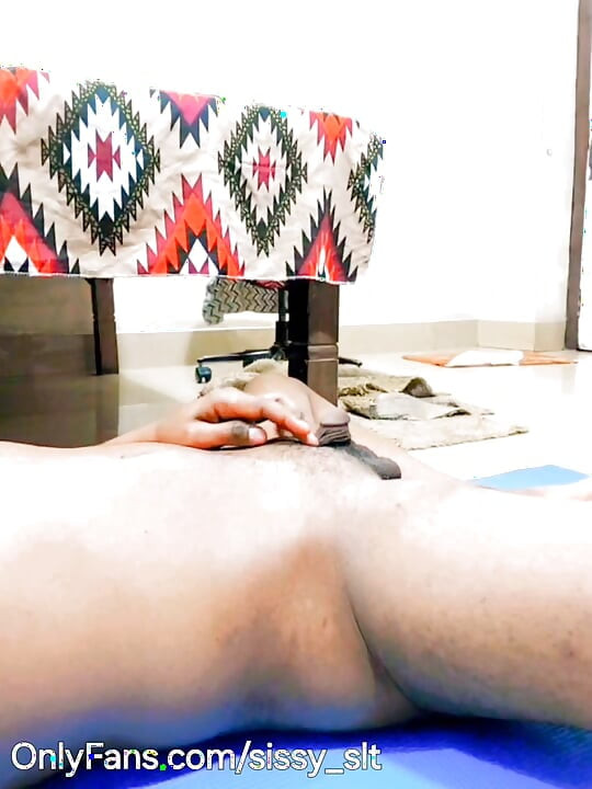 Impotent limp little clitty sissy webcam part 1