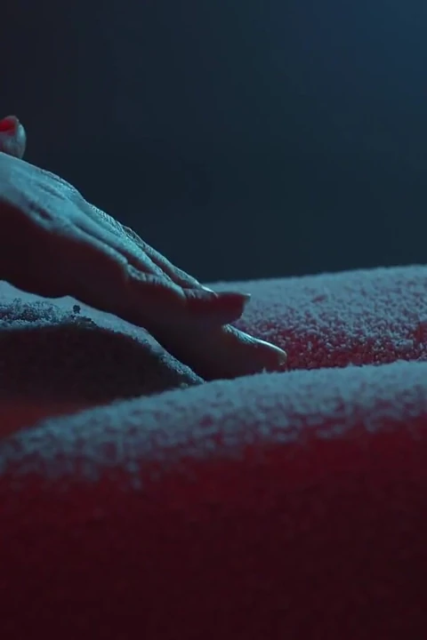 Snow Falling on My Tits and Pussy - Softcore Christmas Tease Closeup
