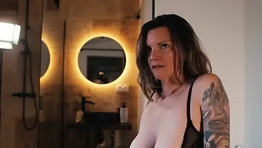 Hot MILF Fucked in Front of a Voyeur