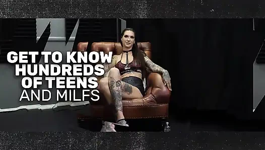 ГЭНГБЭНГ КРИМПАЙ - возбужденная AF, Джулия Джеймс принимает порции спермы в MEGA Гэнгбэнге