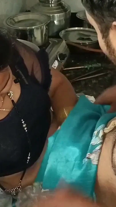 Jaw-dropping moment from "Desi Indian Kavita Maid fuck with Houseowner Tatya in kitchen , pussy licking, licking ass,"