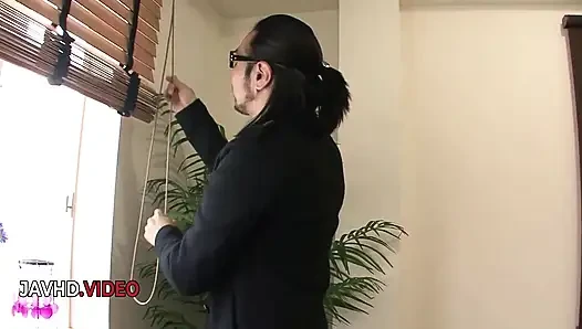 Akina Hara'nın sürpriz karşılaşması yoğun Japon sakso ve dölleme eylemiyle bitiyor