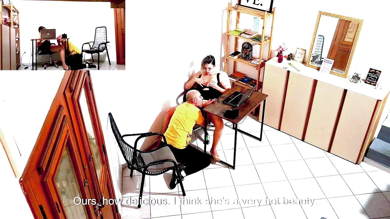 Client has sex with a law firm receptionist while waiting.