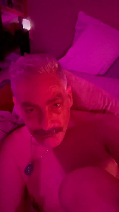 RaccoonThumb masturbation with anal dildo and uncut thick cock sleeve