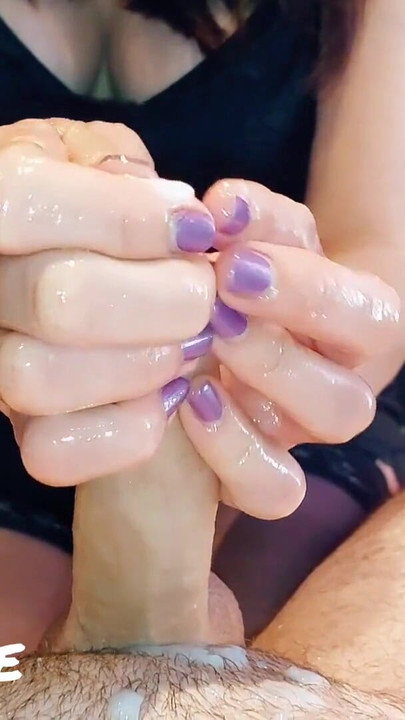 Emotional moment from "I Love To Show You How I Touch My Husband's Cock. It Feels So Nice In My Hands! (Milking-time)"