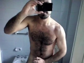 me jerking in the bathroom