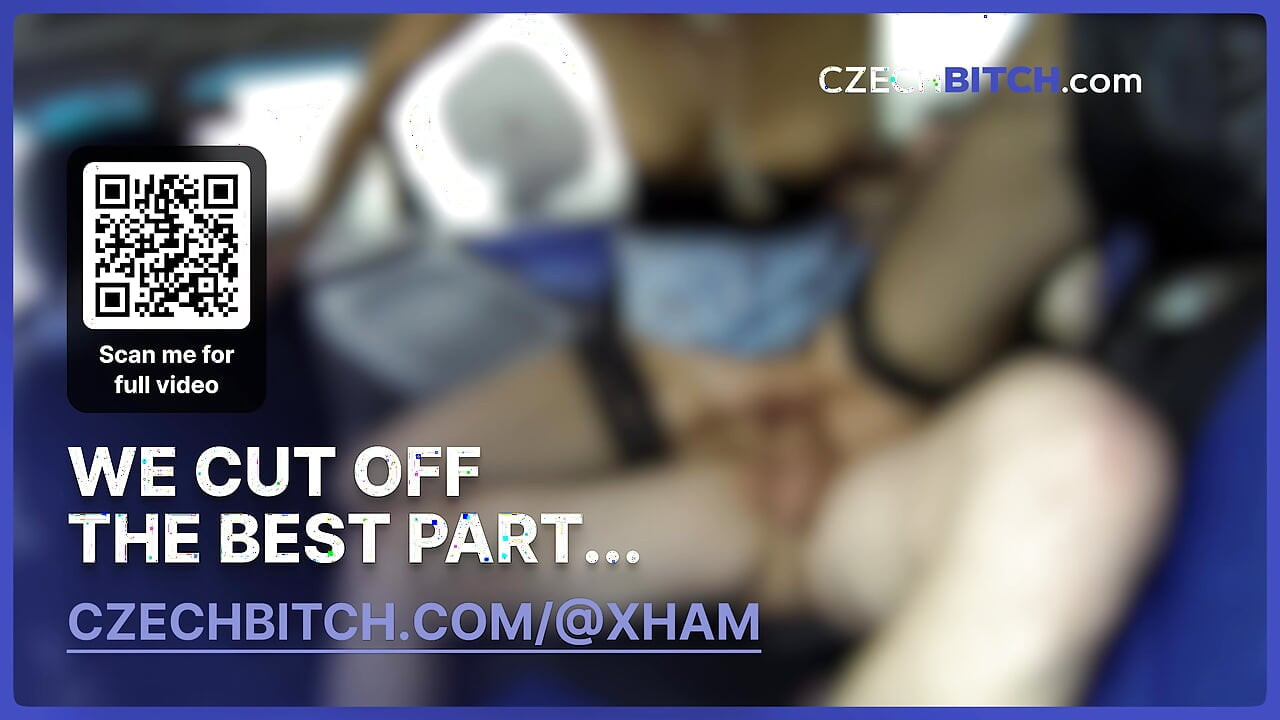 Consensual Bareback Anal in the Car Park (Czech Bitch)