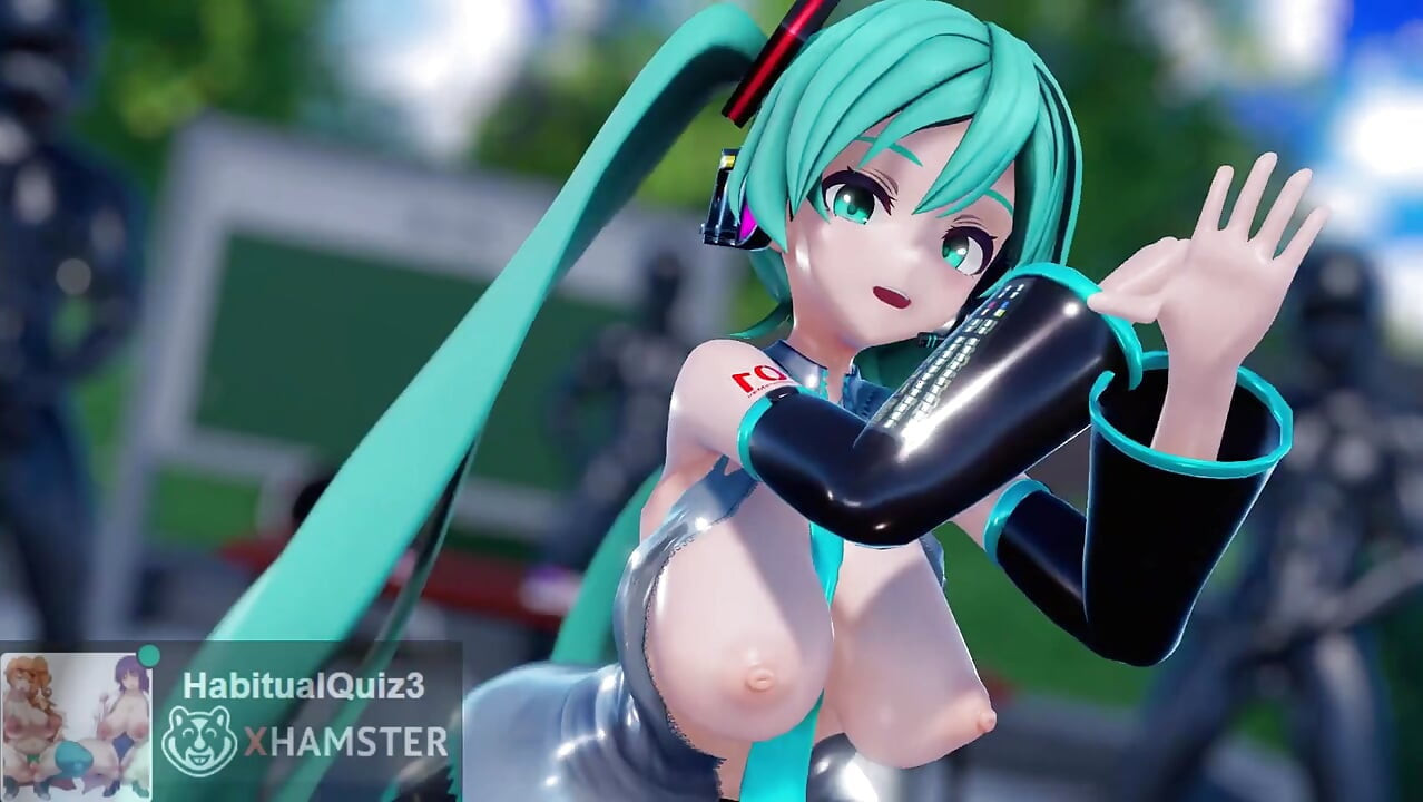 mmd r18 Hatsune Miku want to fuck blowjob big tits