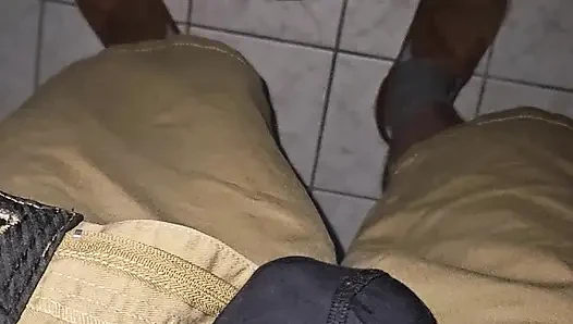 Quick Piss at My Mom's House for Mother's Day in My Blue Shirt