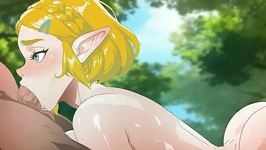The Legend of Zelda. Link and Zelda Hentai Parody