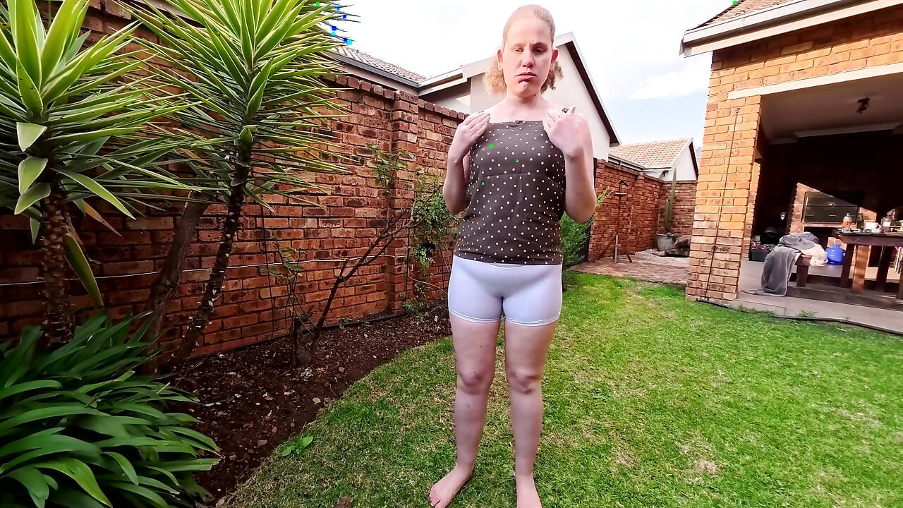 Blond MILF Pissing in Clothes Desperation Compilation