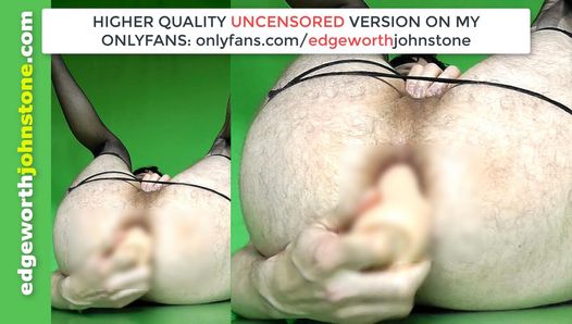 Edgeworth Johnstone - closeup censurado hd anal dildo em trans gay maricas Femboy