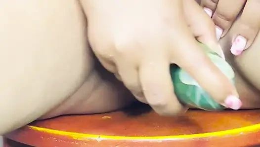 Genç seksi siyah amcık