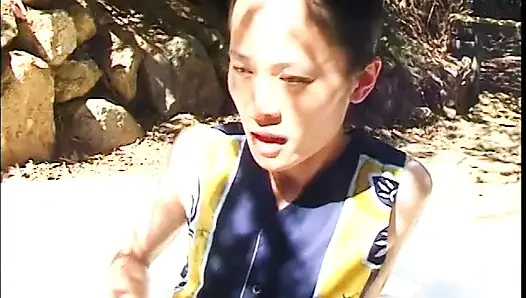 Gay Thai stud sucks dick and has his tight ass ravaged with cock in the forest