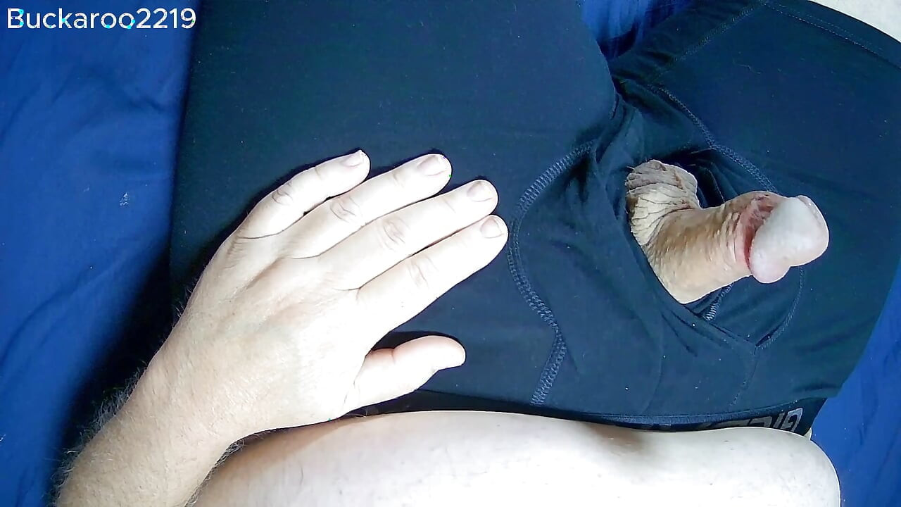 Another View of My Jerking My Smooth Cock