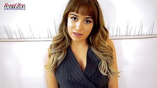 Pamela Morrison porn star interview sucks cock and uses intense slit sucker toy pt1