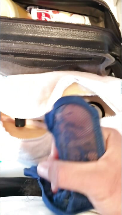 Wife sent a video and asked to cum on her panties