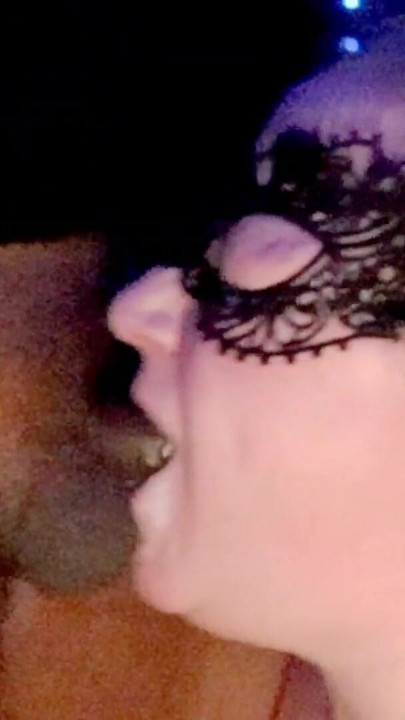 Epic moment from "CUM thirsty huge tit amateur MILF gagging sucking and slurping on young mans cock after Netflix and Chill"